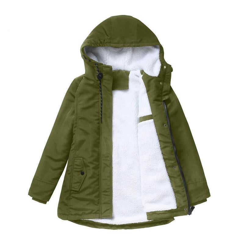 Women's Warm Hooded Quilted Jacket