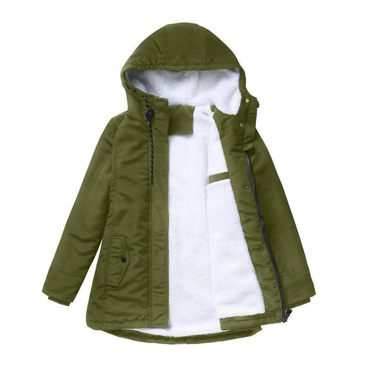 Women's Warm Hooded Quilted Jacket
