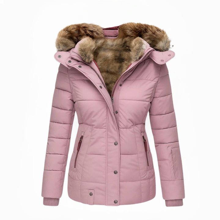 Women's Warm Hooded Quilted Coat