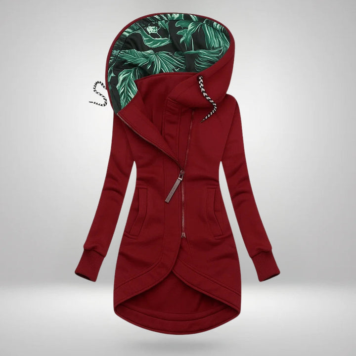 Women's Long Hooded Quilted Winter Coat