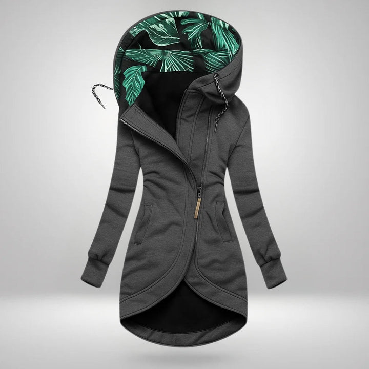 Women's Long Hooded Quilted Winter Coat