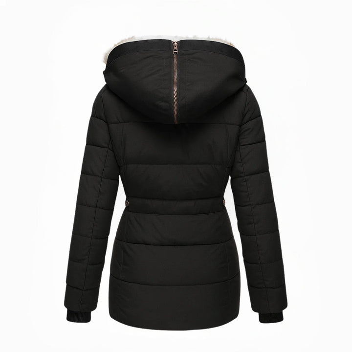 Women's Warm Hooded Quilted Coat