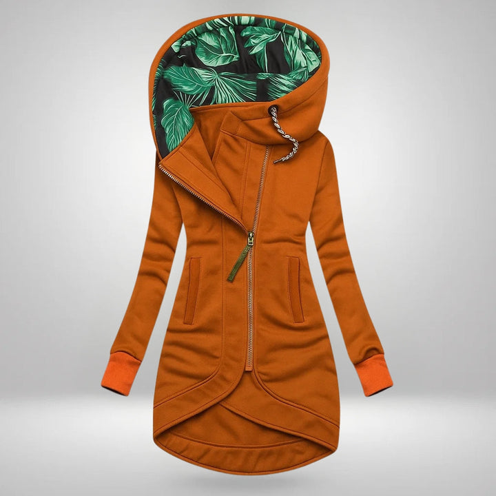 Women's Long Hooded Quilted Winter Coat