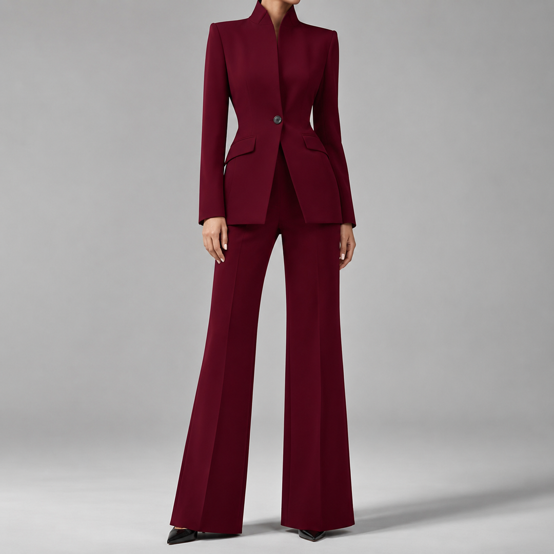 Women's Tailored Two-Piece Pantsuit