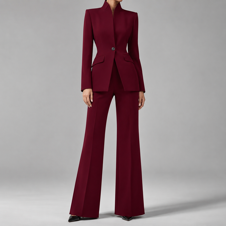 Women's Tailored Two-Piece Pantsuit