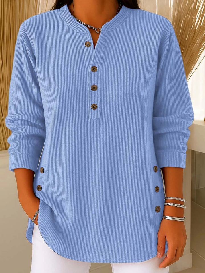 Women's Button Henley Tunic