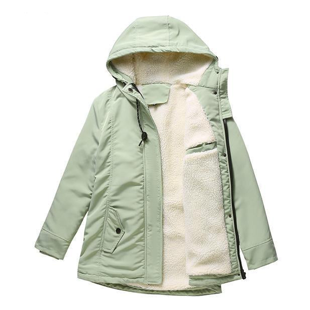 Women's Warm Hooded Quilted Jacket