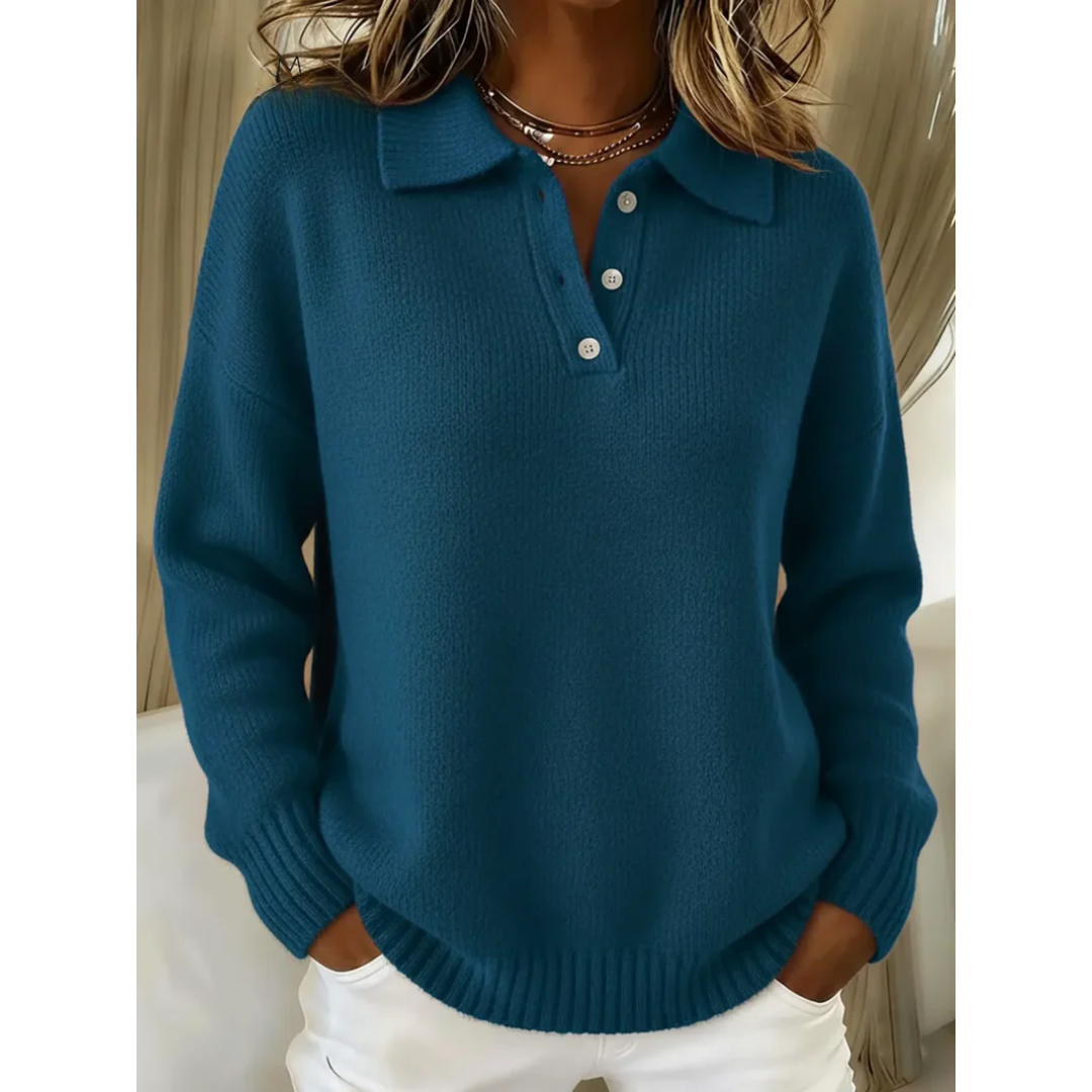 Women's Cozy Oversized Crew Neck Sweater