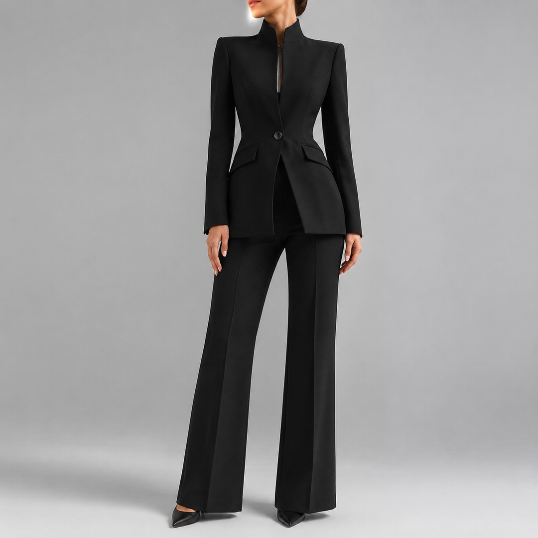 Women's Tailored Two-Piece Pantsuit
