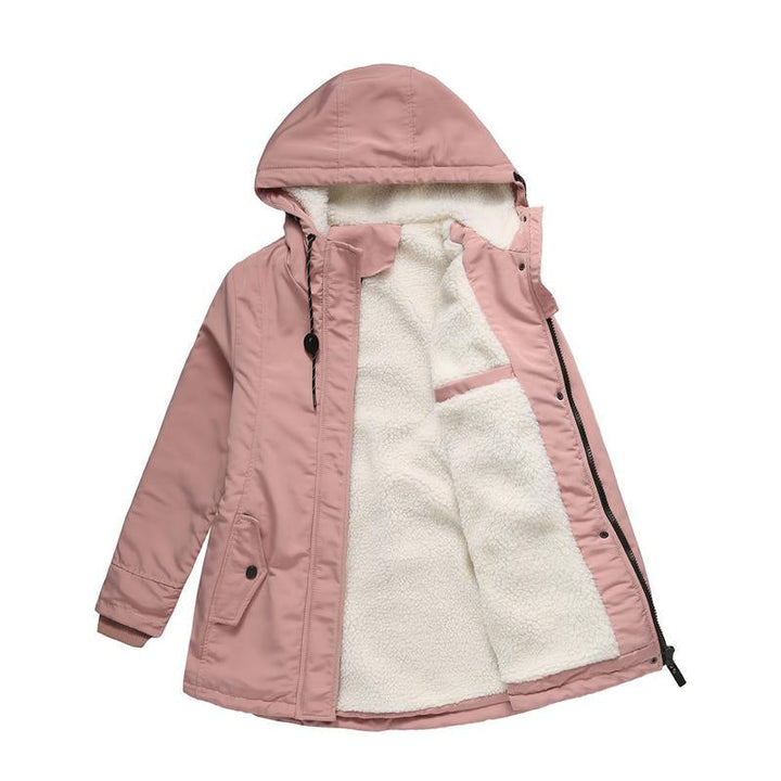 Women's Warm Hooded Quilted Jacket