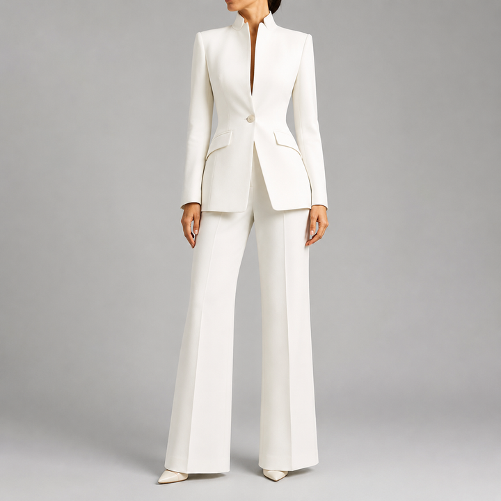 Women's Tailored Two-Piece Pantsuit