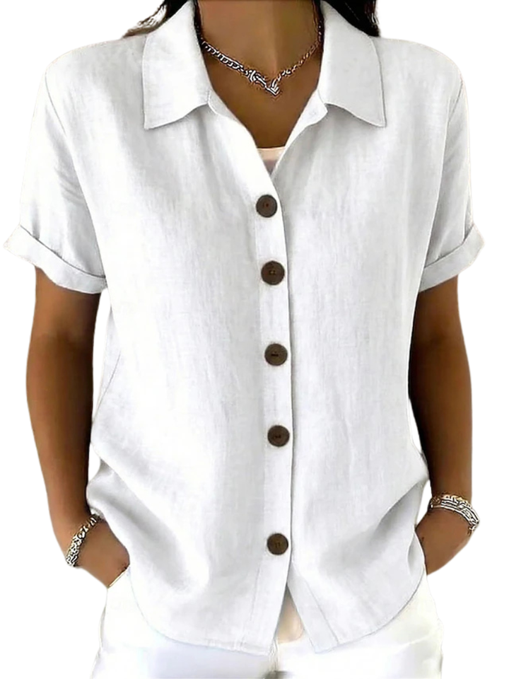 Women's Casual Short Sleeve Shirt
