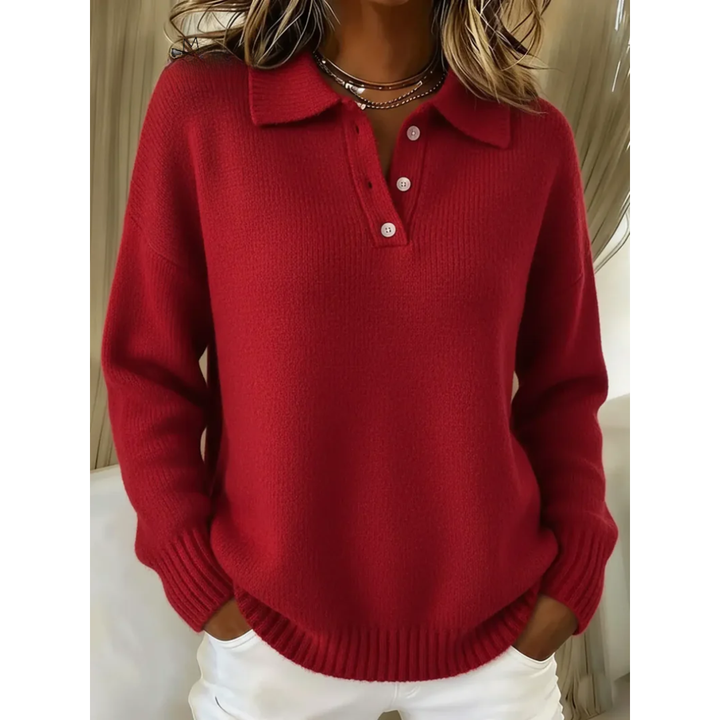 Women's Cozy Oversized Crew Neck Sweater