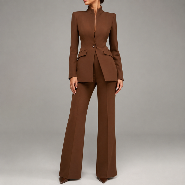 Women's Tailored Two-Piece Pantsuit