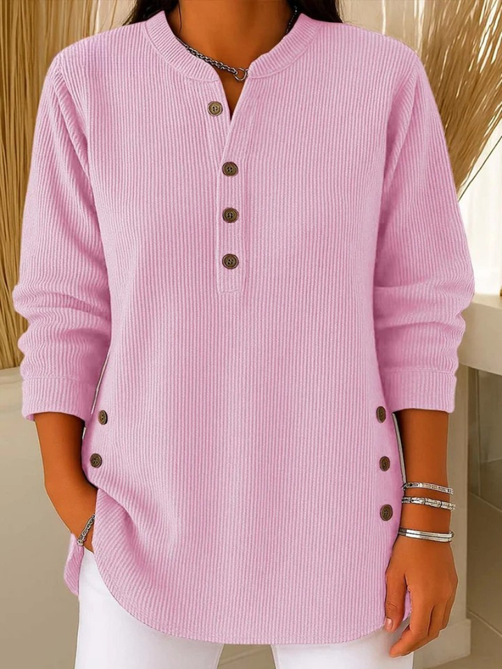 Women's Button Henley Tunic