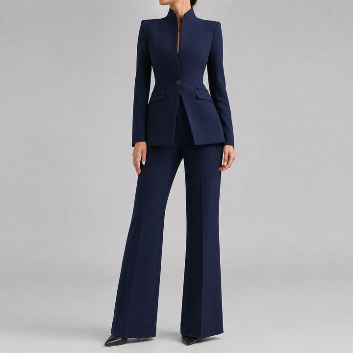 Women's Tailored Two-Piece Pantsuit