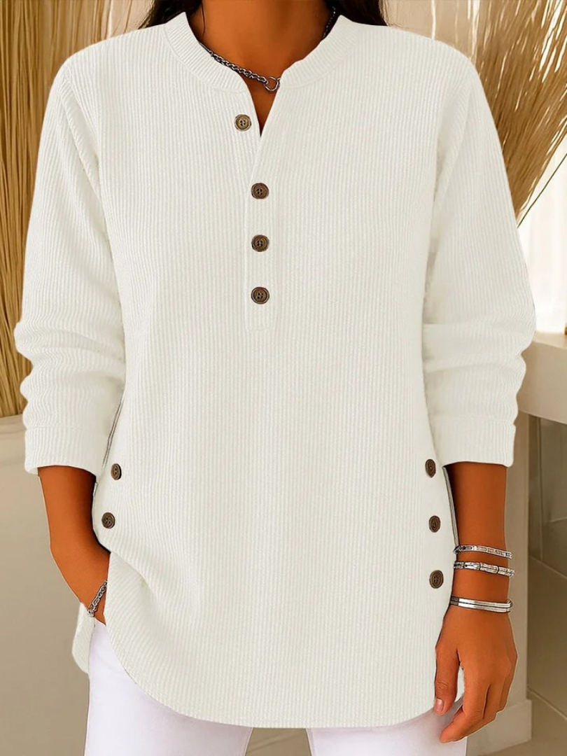 Women's Button Henley Tunic