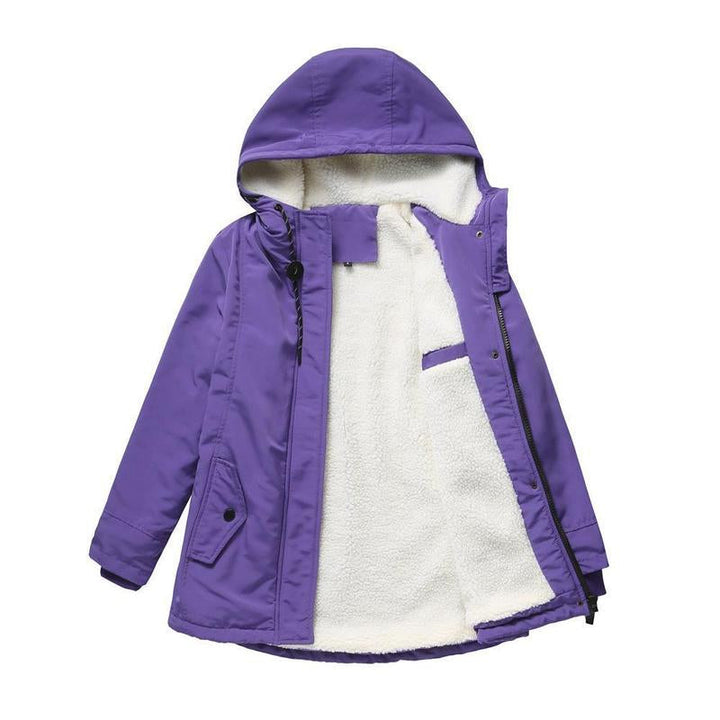 Women's Warm Hooded Quilted Jacket
