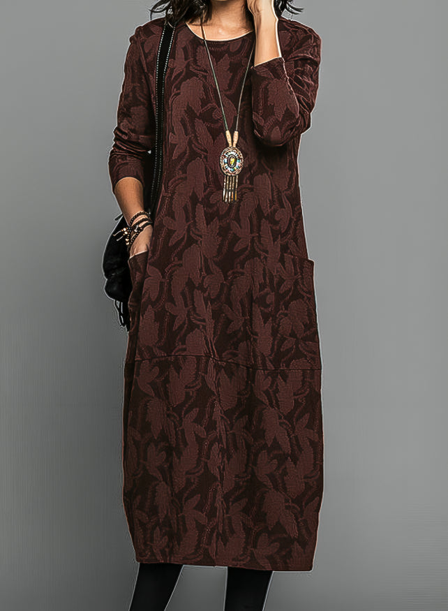 Women's Elegant Long Sleeve Winter Dress