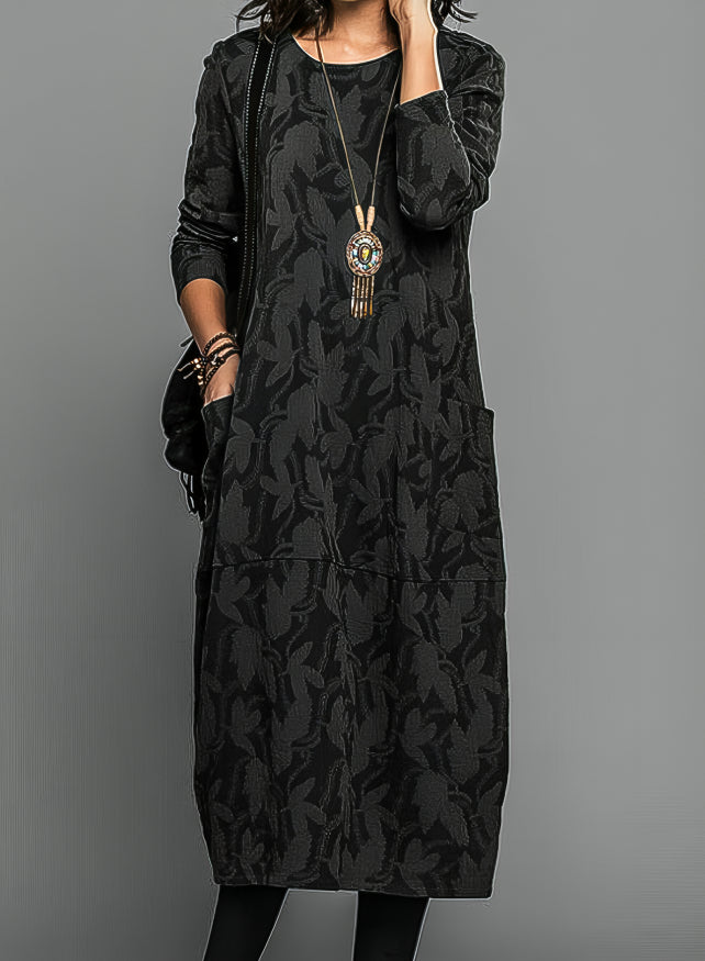 Women's Elegant Long Sleeve Winter Dress