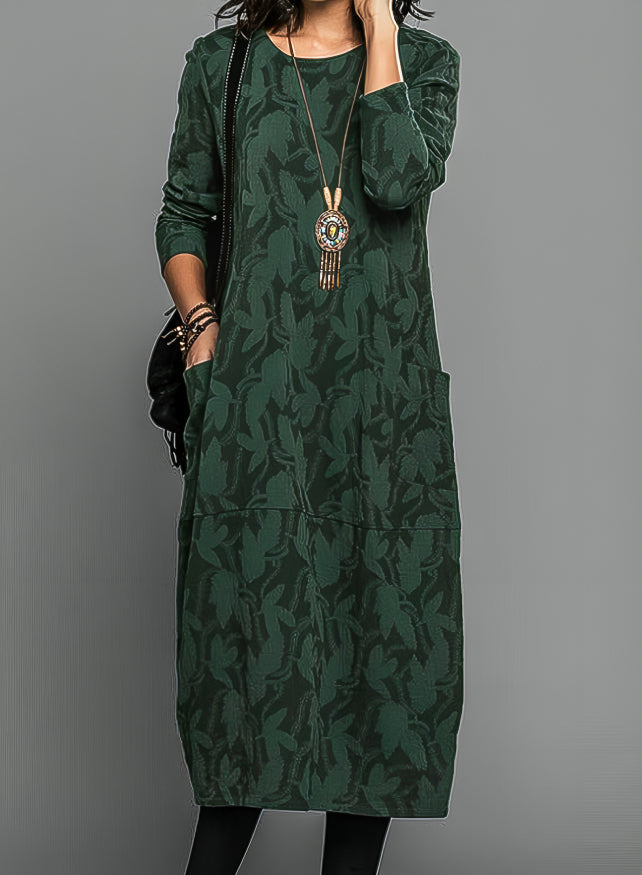 Women's Elegant Long Sleeve Winter Dress