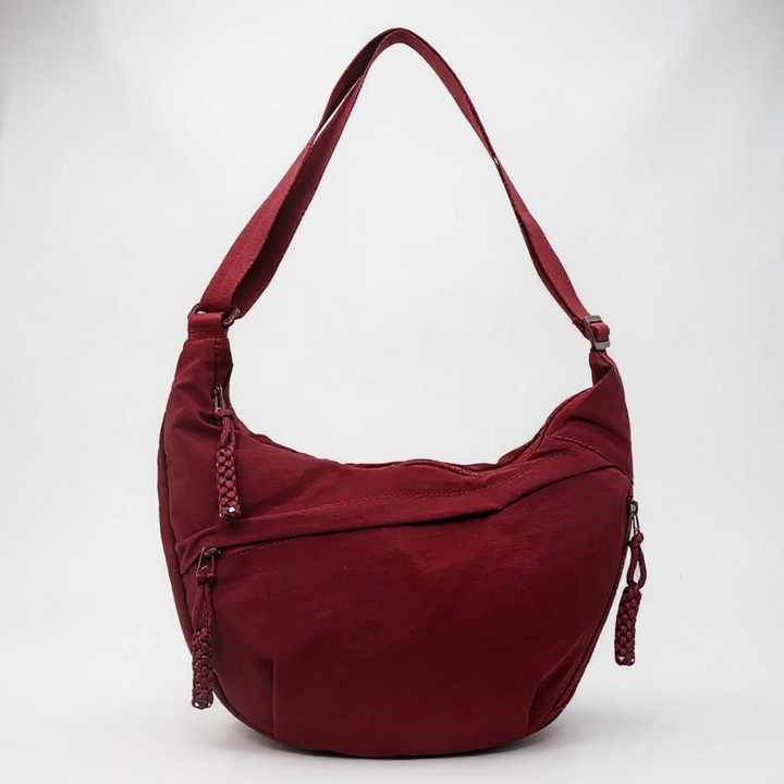 Elegant Shoulder Bag – Burgundy