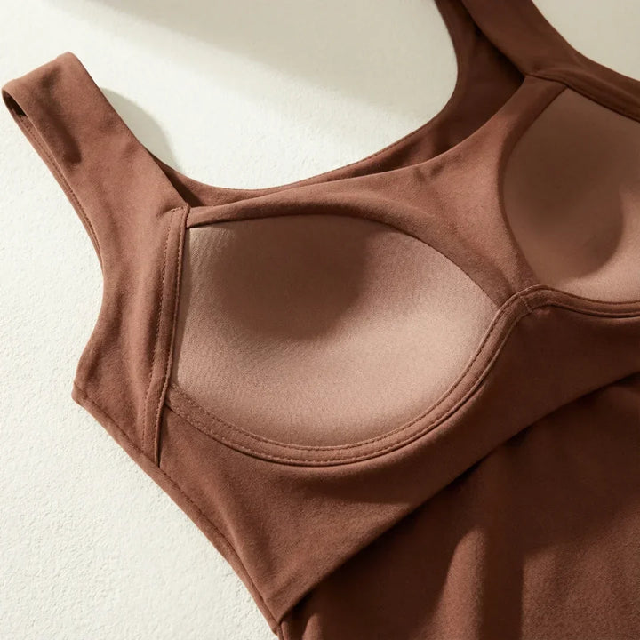 Tank Top with Built-In Comfort Bra