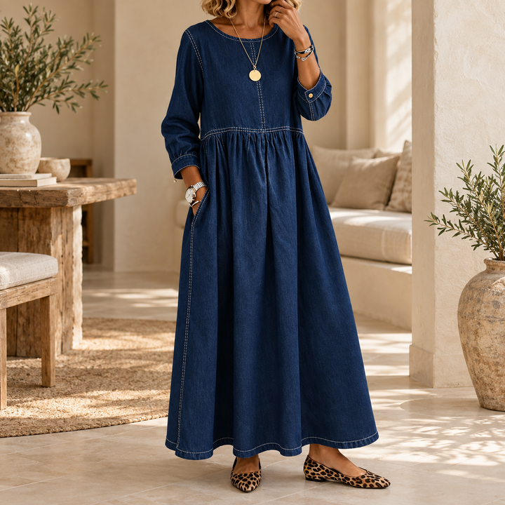 Women's Vintage Maxi Dress