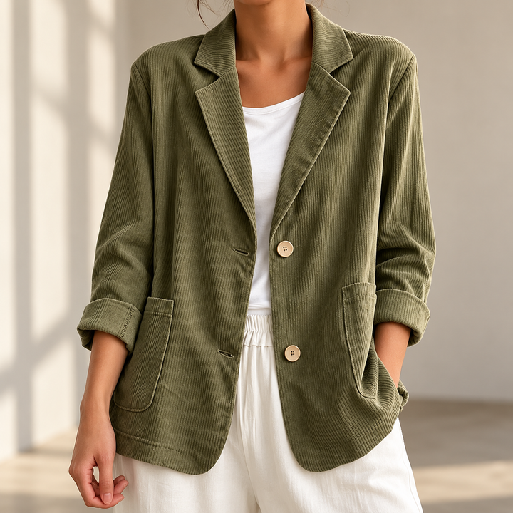 Single-Breasted Business Blazer