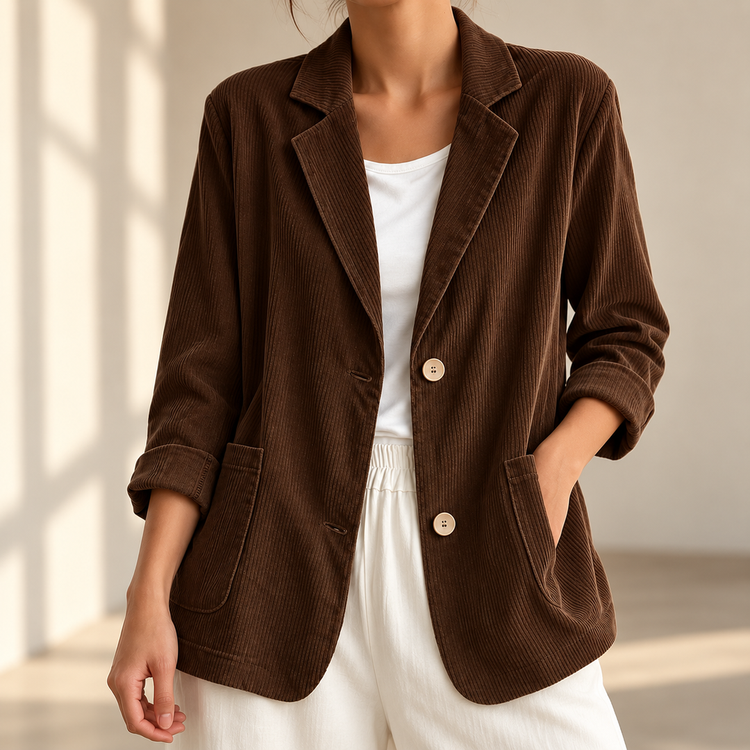 Single-Breasted Business Blazer