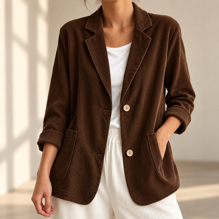 Single-Breasted Business Blazer
