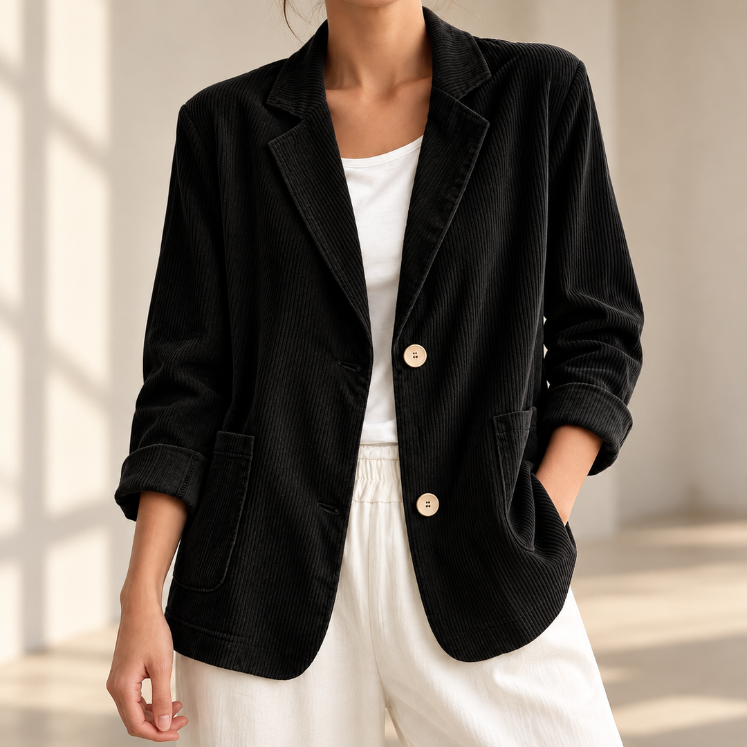 Single-Breasted Business Blazer