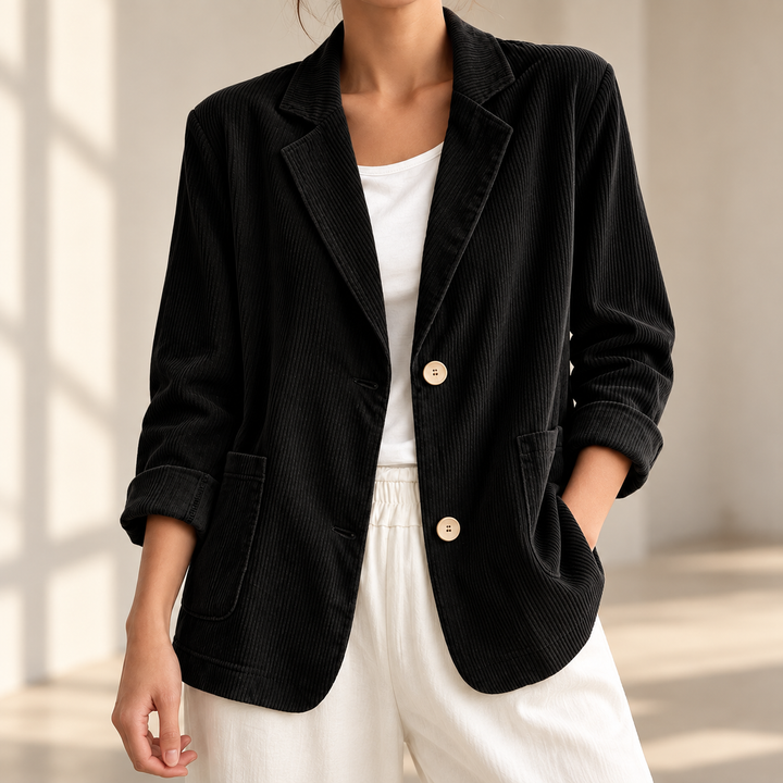 Single-Breasted Business Blazer