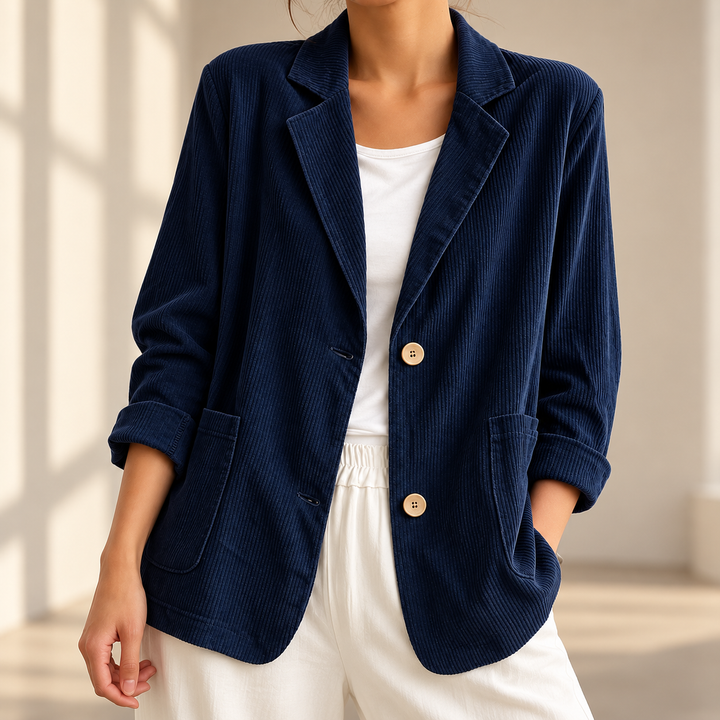 Single-Breasted Business Blazer
