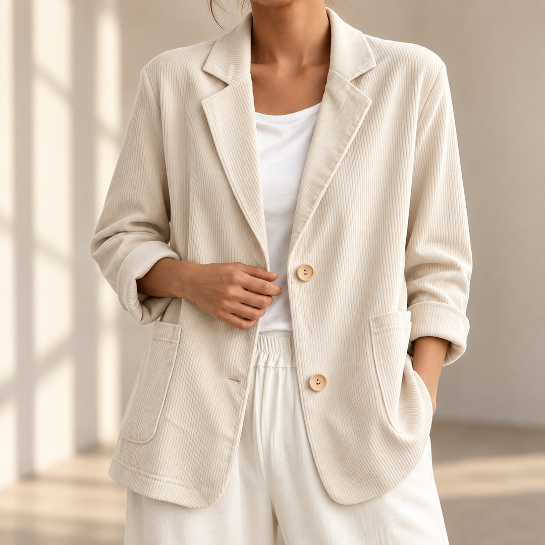 Single-Breasted Business Blazer