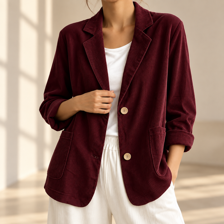Single-Breasted Business Blazer