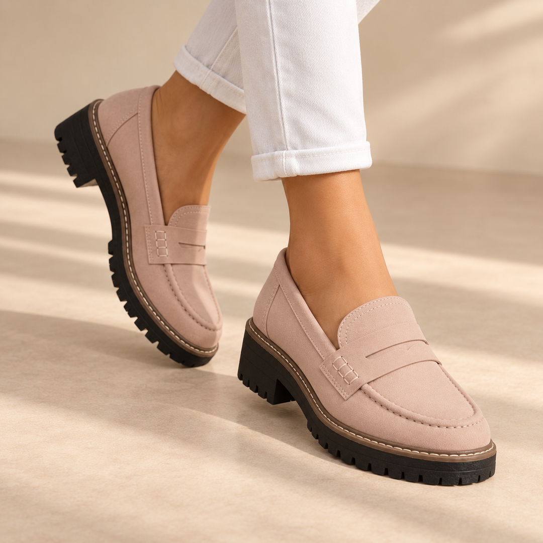 Women's Chunky Platform Penny Loafers
