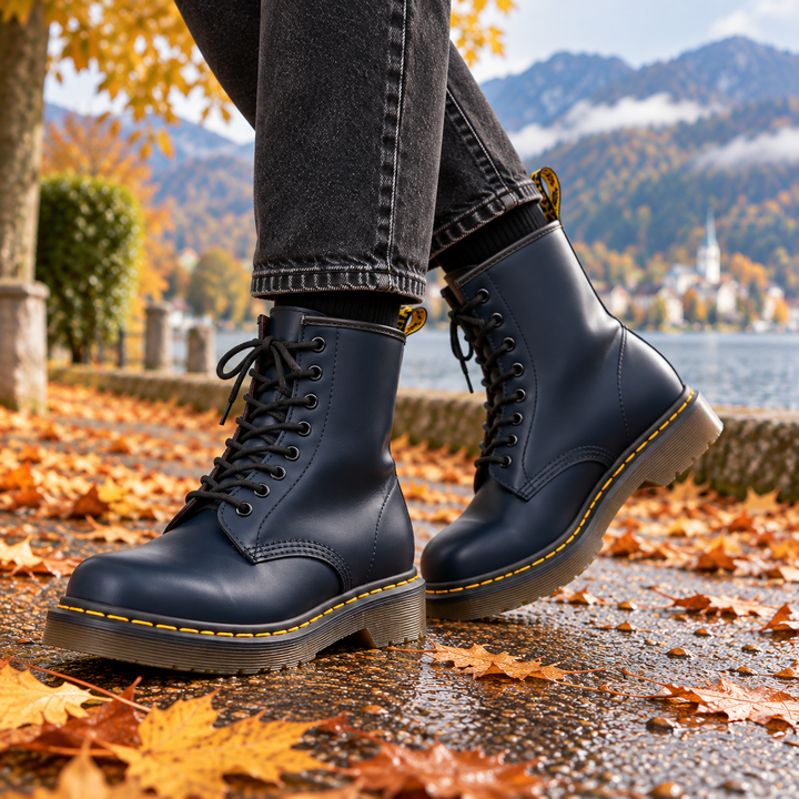 Elegant Lace-Up Boots