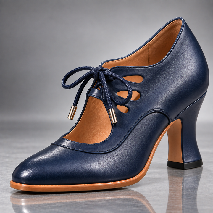 Women's Elegant Lace-Up Heels