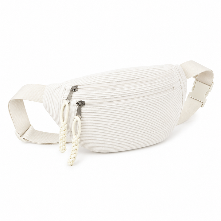 Ribbed Shoulder Bag – Sage Green