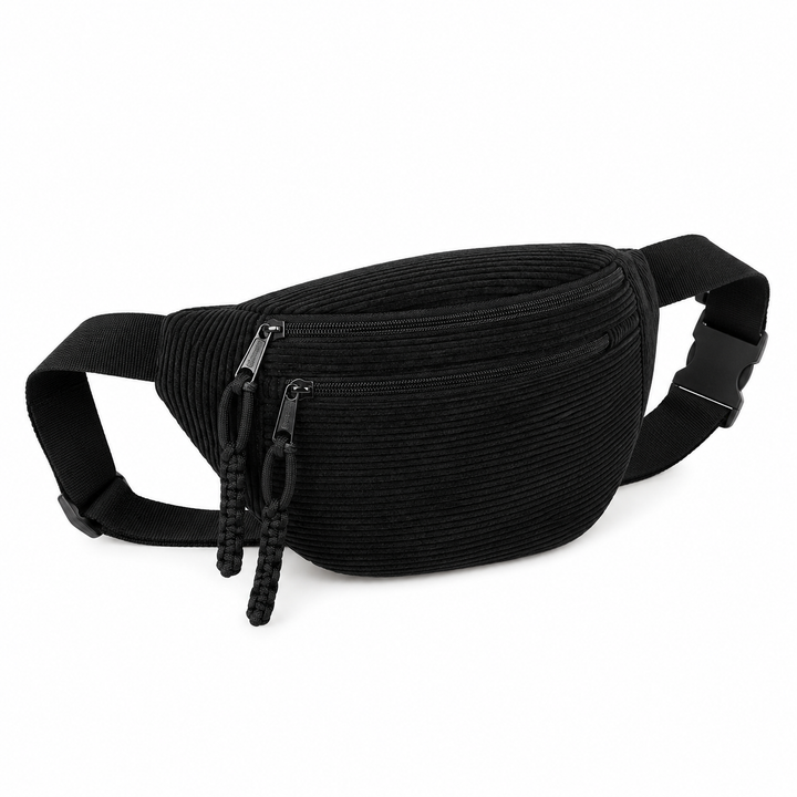 Ribbed Shoulder Bag – Sage Green