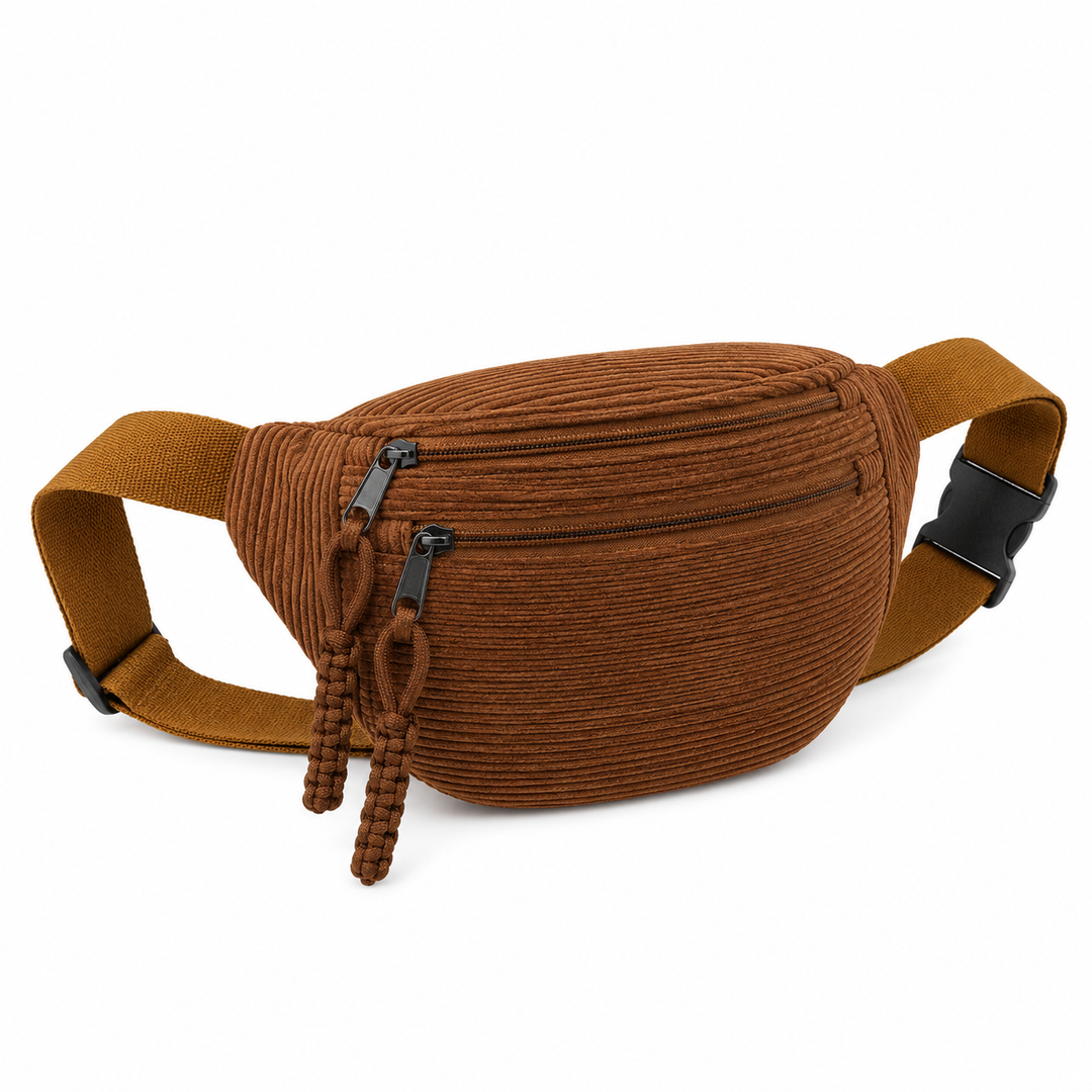 Ribbed Shoulder Bag – Sage Green