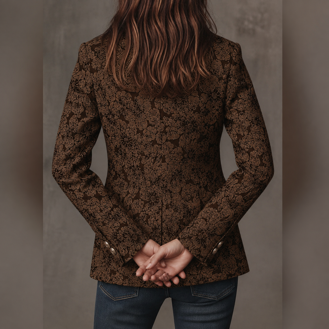 Women's Tailored Jacquard Blazer