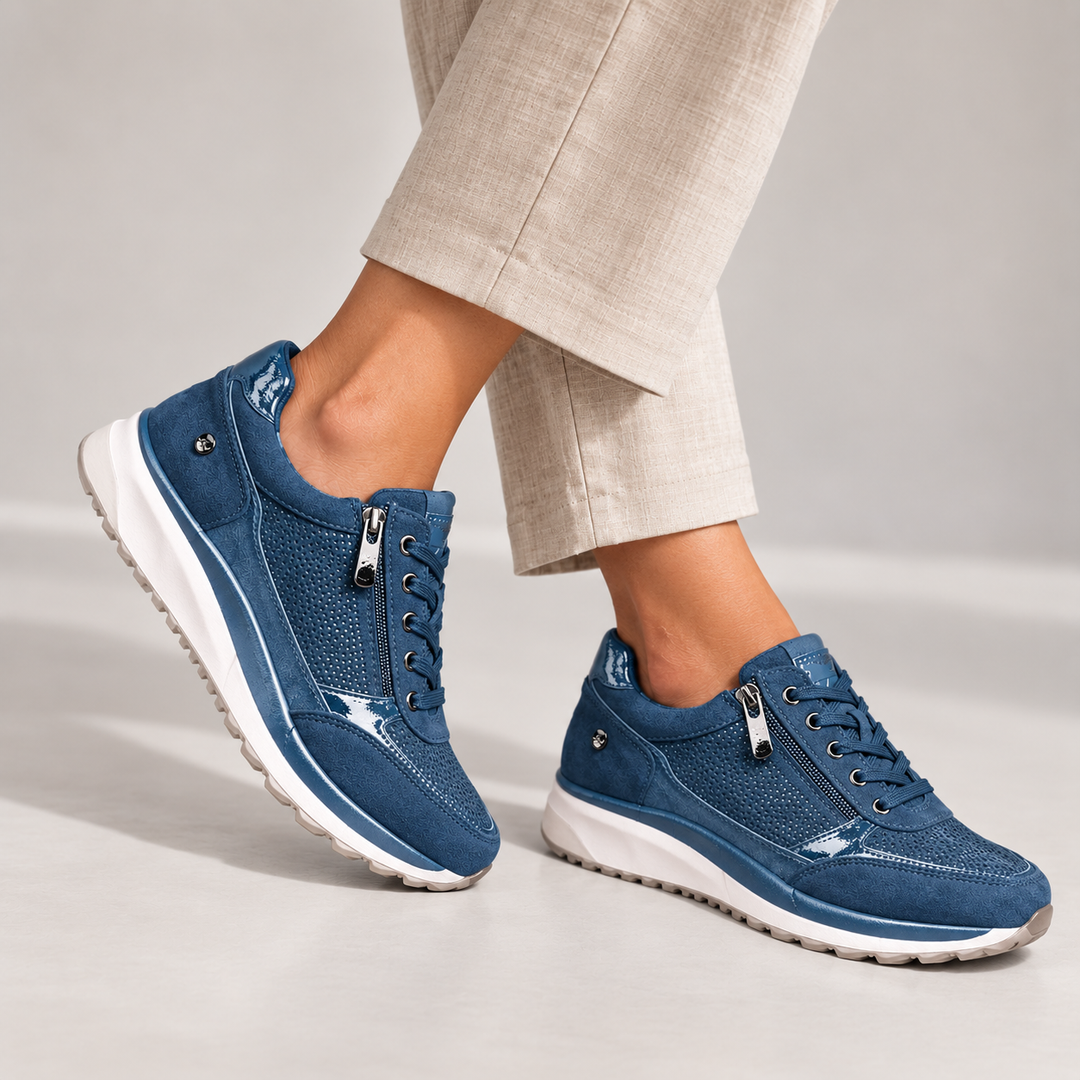 Women's Comfortable Casual Zip Shoes