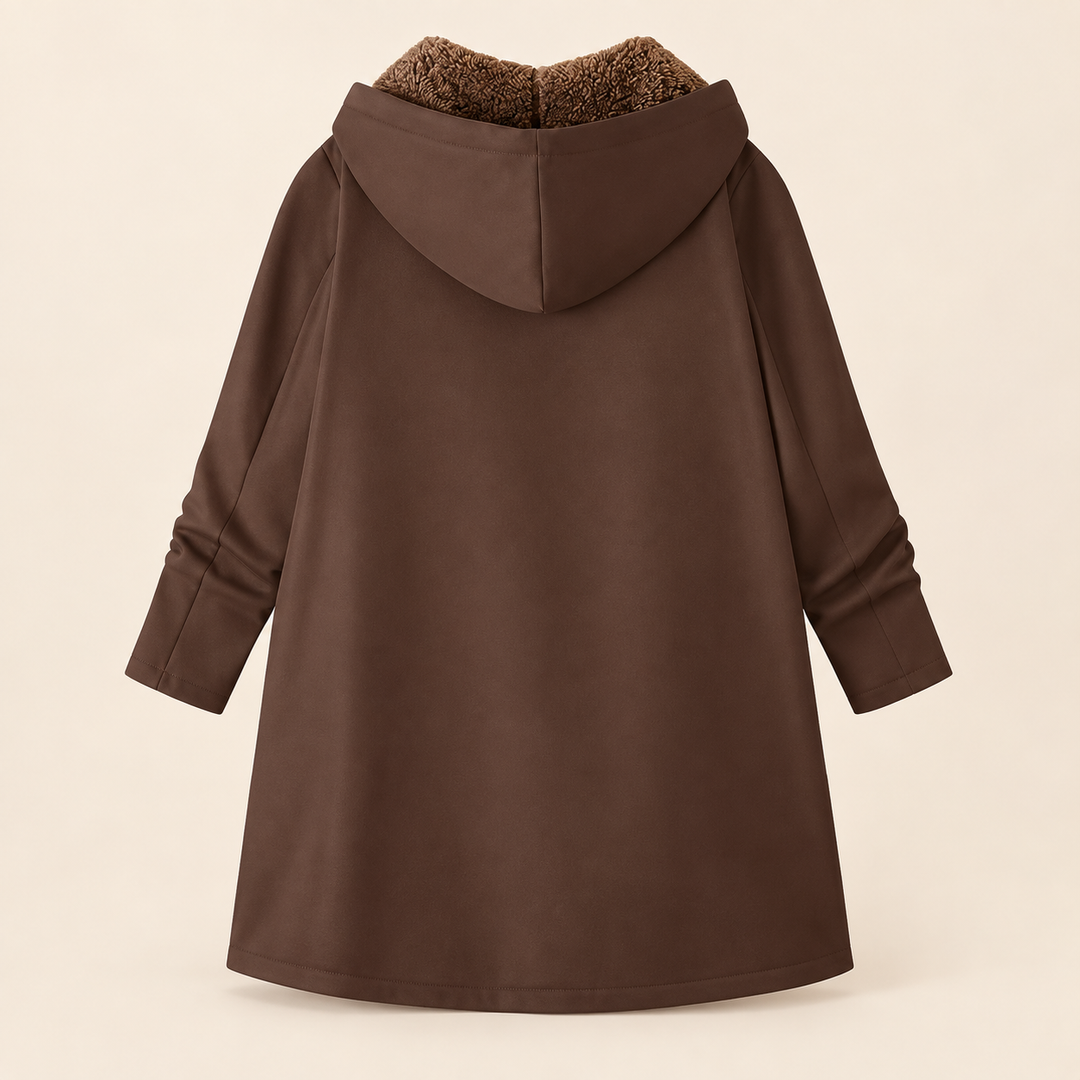 Women's Cozy Teddy-Lined Hooded Coat
