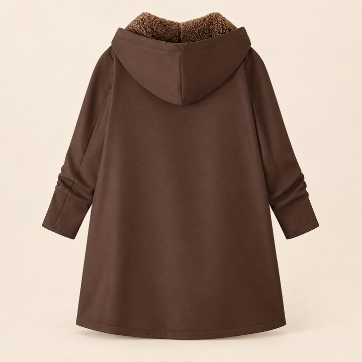 Women's Cozy Teddy-Lined Hooded Coat