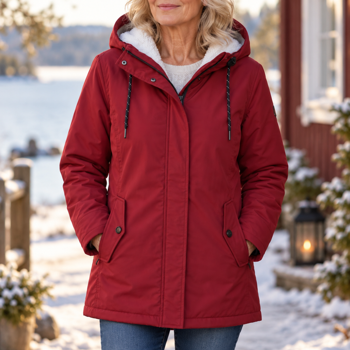 Women's Warm Hooded Quilted Jacket