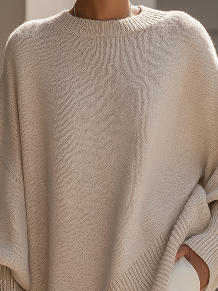 Women's Relaxed-Fit Knit Sweater