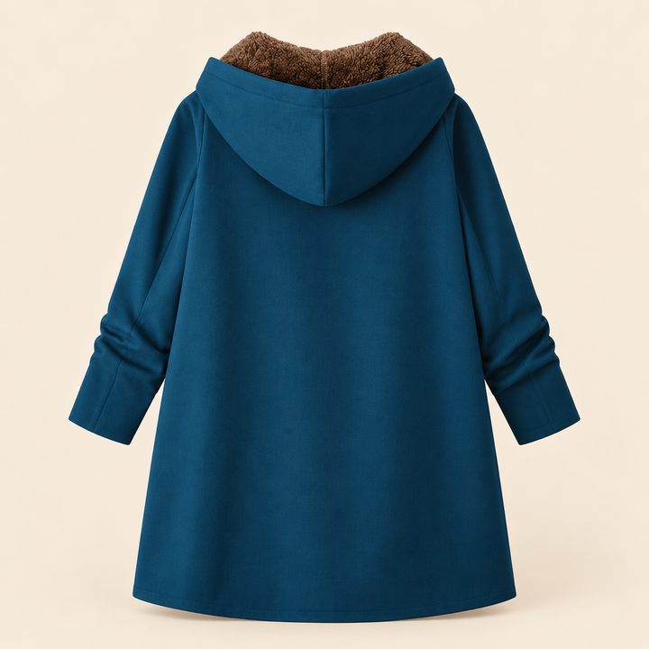 Women's Cozy Teddy-Lined Hooded Coat