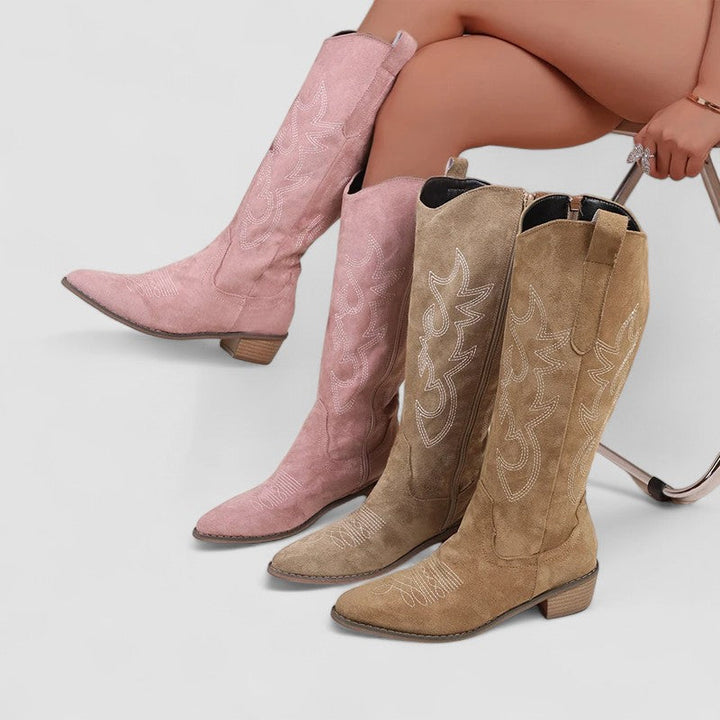 Women's Timeless Heeled Western Boots